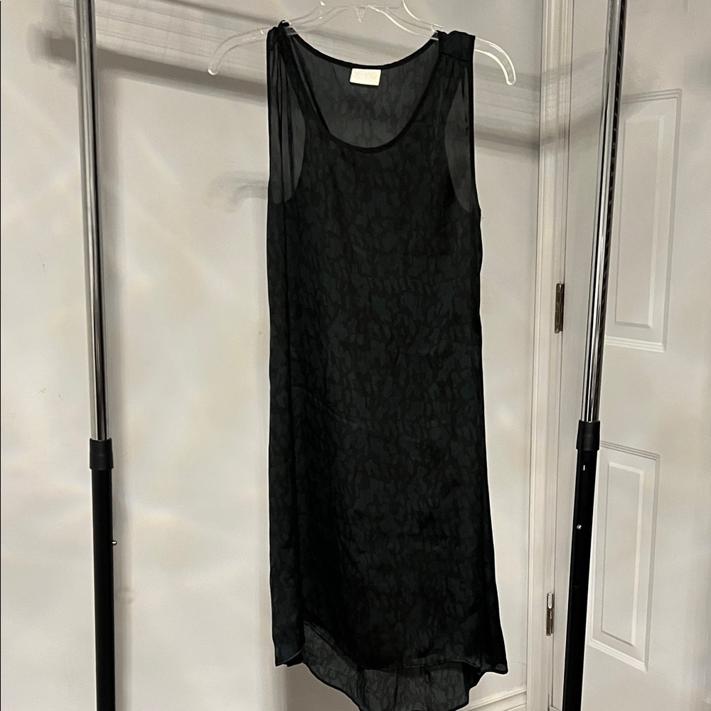 VILA Black Sheer Top